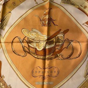 Authentic Hermès silk scarf